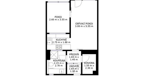 Byt 2KK ve velmi klidné lokalitě s vlastní zahradou - #18