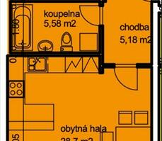 Nabídka přes realitního makléře Brno: Pronájem bytu 2+KK s parkovacím stáním Česká u Brna 8